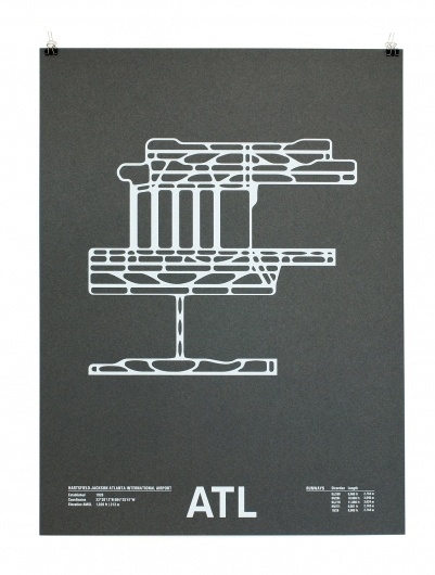 Airport Runway Screenprints #poster