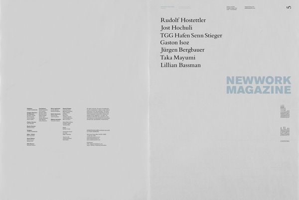 NEWWORK MAGAZINE, Issue 5 on Behance #print #design #typography #layout #spread #magazine #editorial #newspaper