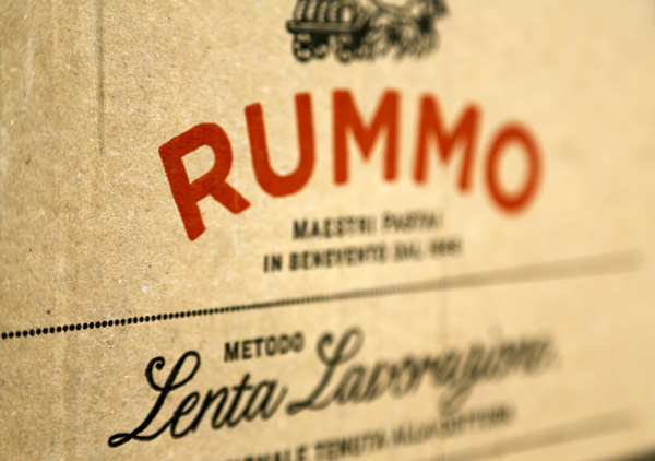 Packaging example #590: Rummo Italian pasta packaging design #italian #pasta #packaging