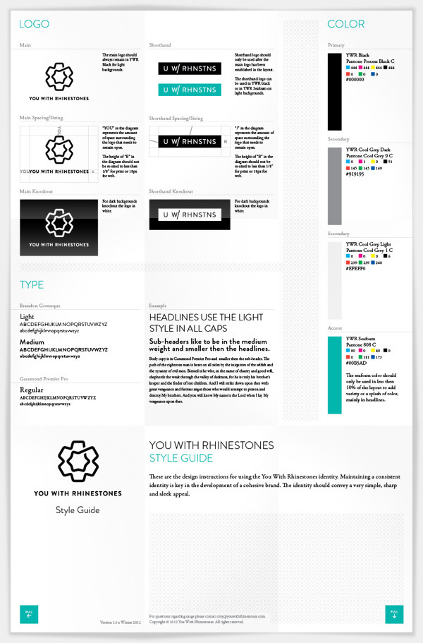 You With Rhinestones You With Rhinestones #style #identity #branding #guide