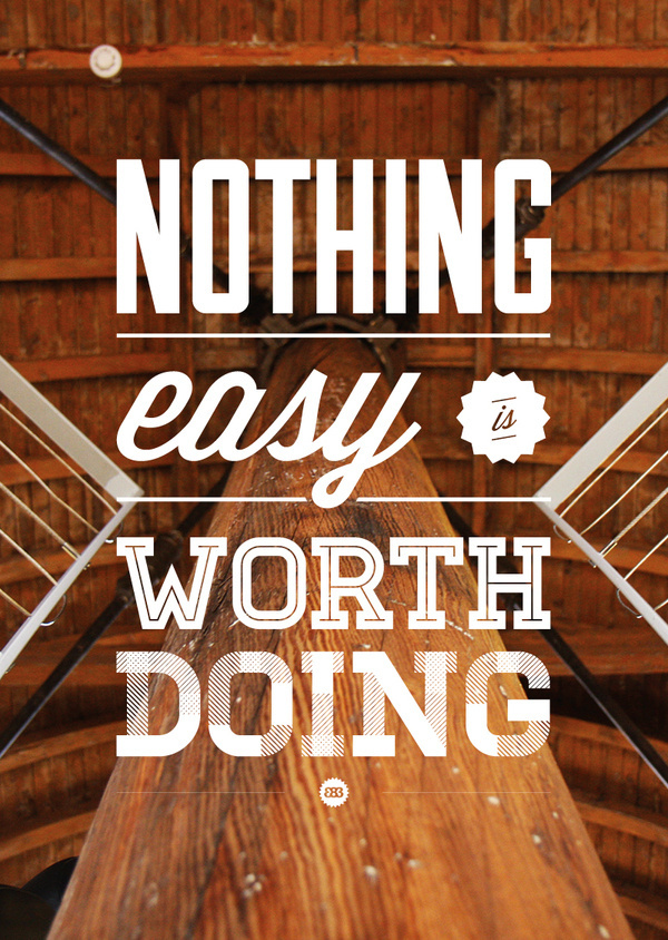 383 Studio Posters on the Behance Network #quote #typography