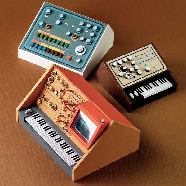 Prototypes #miniatures #synth #craft #art #paper