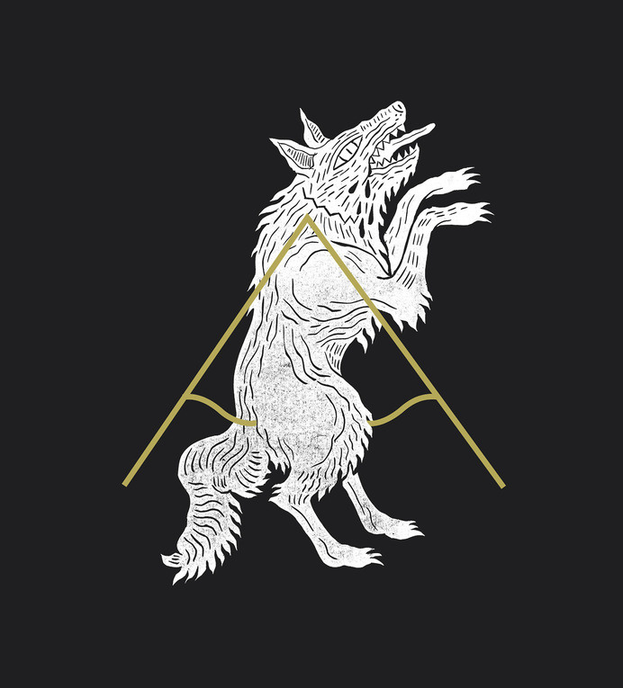 Brand Artwork Unused artwork for a branding pitch. #illustration #wolf