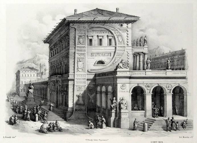 Antonio Basoli, 1839 #P #type #illustration #architecture