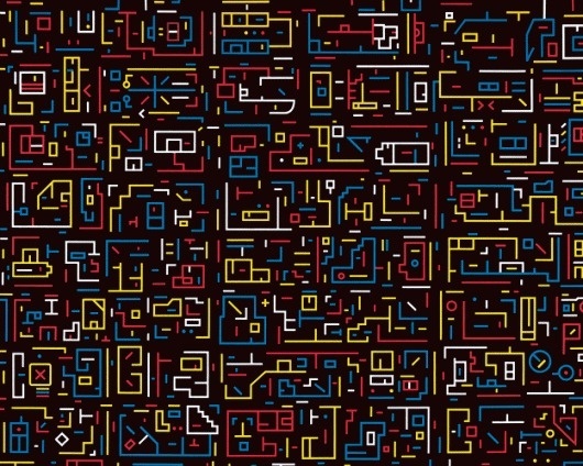 LU XINJIAN 陆新建 #xinjian #lines #pattern #earth #illustration #painting #lu #google