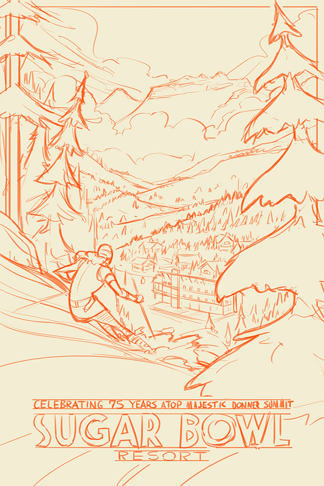 Sketch Option 2 #sketches #process
