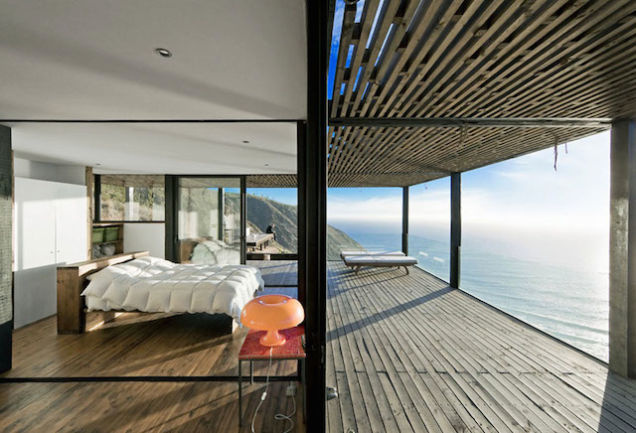 Perfect home perched on a cliff is made of dreams of quiet, food and sex #architecture #house #living
