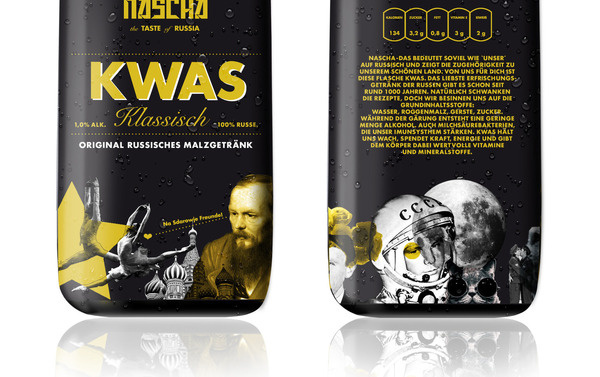 russian drink, cultural communication #bottle #packaging #drink #russian #culture #collage