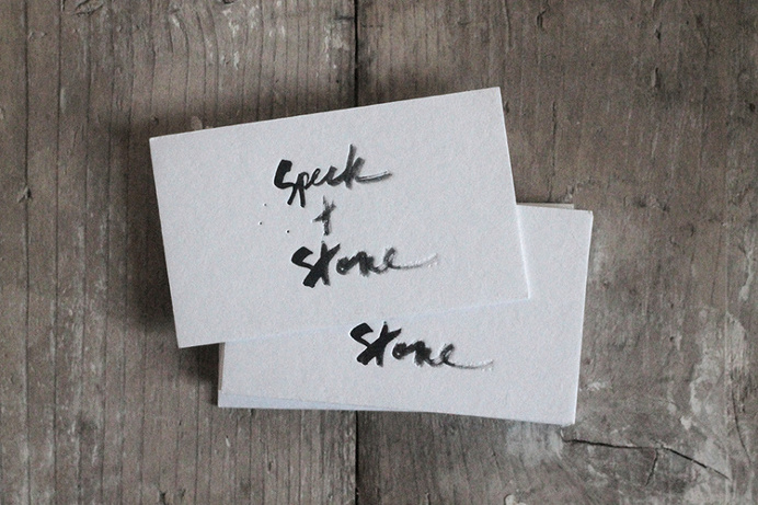 Business Card, stationary, letterpress, minimal, clean
