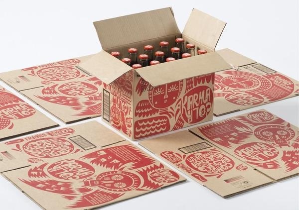 Best Awards Special Group and Beck Wheeler. / Karma Cola #packaging #karma #box