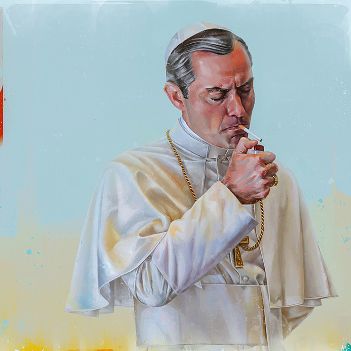 The Young Pope by Denis Gonchar - Home of the Alternative Movie Poster -AMP-