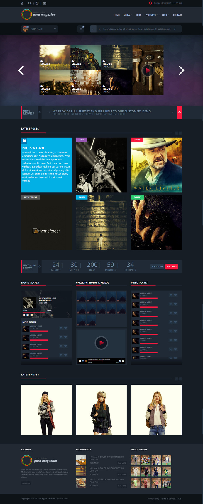 website, dark, concept, layout, red, blue #red #website #concept #blue #layout #dark