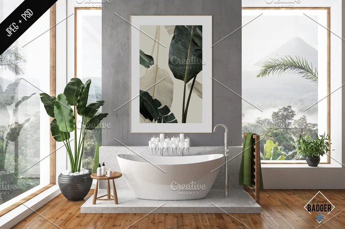 Interior mockup & frame mockup