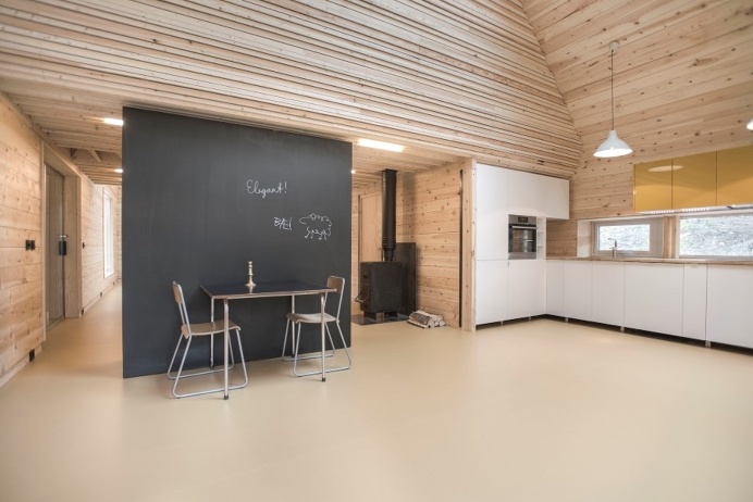 Modern Wooden Family House