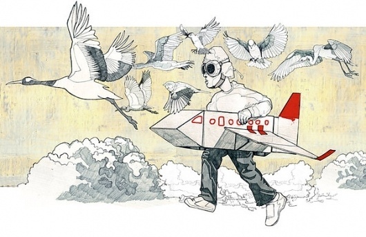 The Lookouts and others on the Behance Network #adventure #illustration #imagination