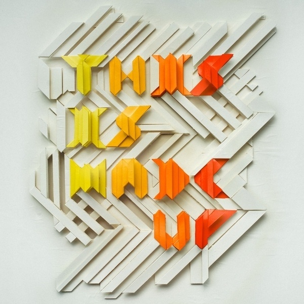 This Is Made Up on the Behance Network #type #text #graphic #art