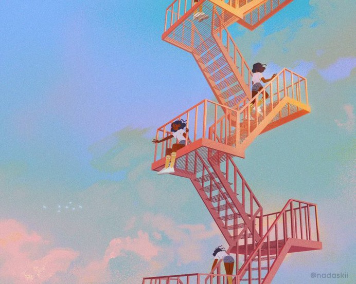 staircase by Nadaskii