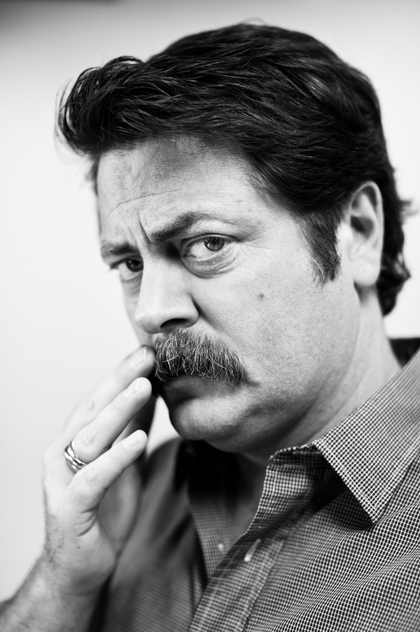 Nick Offerman for Movember #movember #portrait #moustache