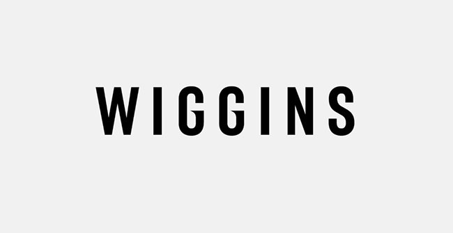 Wiggins word mark by Dalton Maag #logo