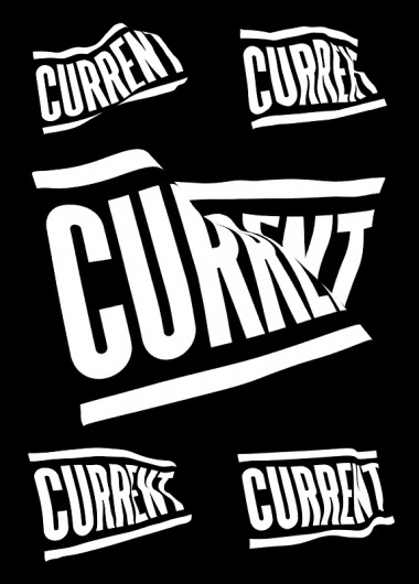 Current TV – Chris Sherron #identity #branding #typography