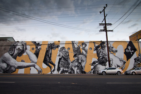 woodkid and cyrcle collaborate on los angeles mural 03 #woodkid #cyrcle #mural #and