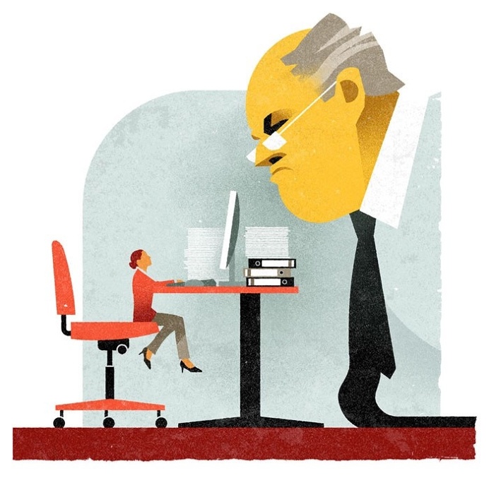 Illustration #illustration #character #face #human #office #texture