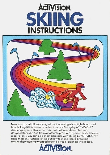 Atari - Skiing | Flickr - Photo Sharing! #video #booklet #games #manual
