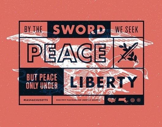 50 and 50 - GALLERY #50+50 #color #two #mottos #state #type