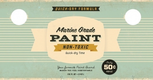 Words & Eggs - Posts #labels #turquoise #retro #paint #vintage #can