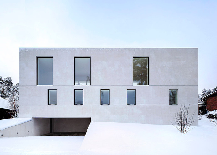 concrete house
