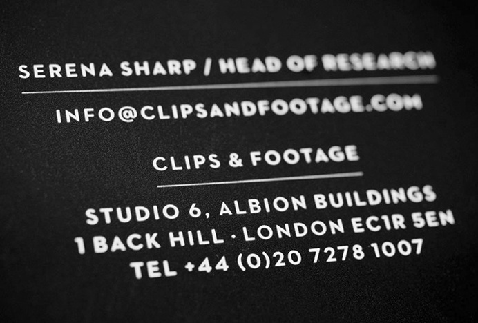 Clips & Footage by Holmkvist Creative and Face 37 #film #branding #typography