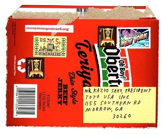 Anonymous Postcard: Claim Detail #postcard