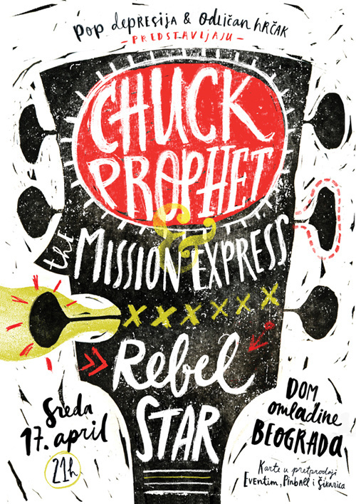 Chuck Prophet – Concert Poster