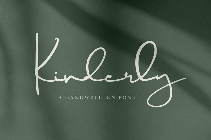 Kinderly is perfect for many different projects such as logos & branding, invitation, stationery, wedding designs, social media posts, advertisements, product packaging, product designs, label, photography, watermark, special events, or anything.