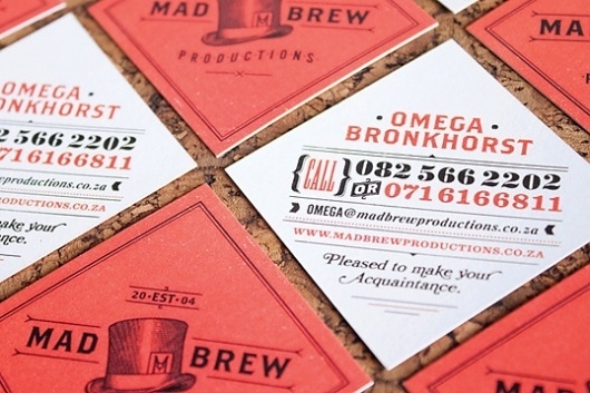 Mad Brew : Lovely Stationery . Curating the very best of stationery design #stationary #hill #productions #brew #adam #mad
