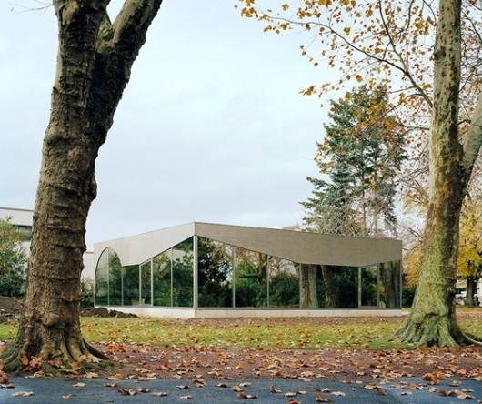 WANKEN - The Blog of Shelby White » German Cafe Pavilion #glass #architecture