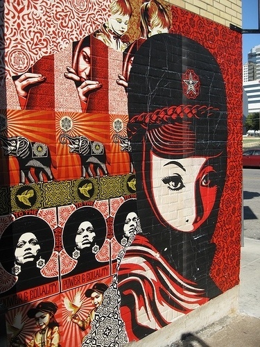 Shepard Fairey hits up Austin for SXSW Festival | Arrested Motion #fairey #illustration #art #street #shepard