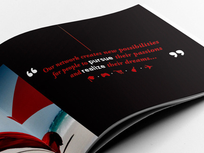 Business Brochure #red #quote #print #black #template #brochure