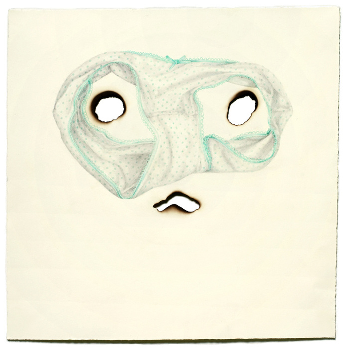 "Musk" pencil, colored pencil on paper, 15" x 15", 2007