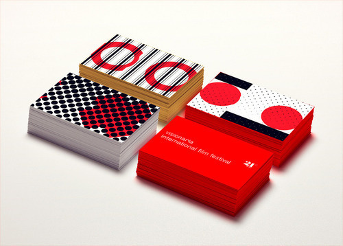 Visionaria, International Film Festival 2013. Brand, cards @canefantasma, 2013 #card #red #business