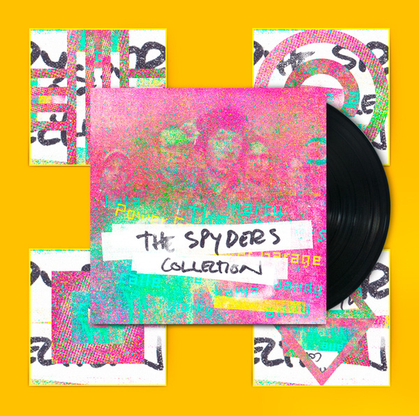 12Album 7Singles Cover_Spyders #album #artwork #vinyl #music #expressive