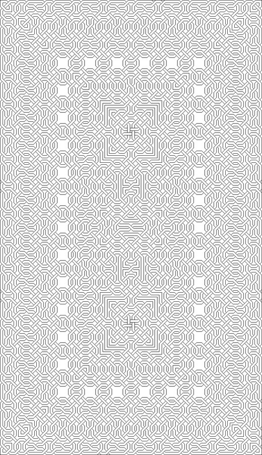 Interlaced Patterns – Alhambra #geometry #islamic #patterns