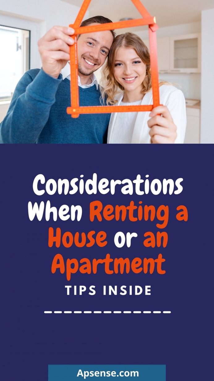 Considerations to Think About When Renting a Home or Apartment Infographic