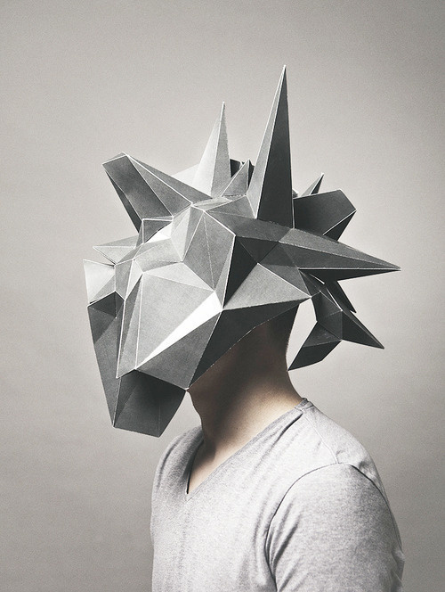 tumblr_mz4lqcvZ3B1qgiw5to1_500.jpg (500×664) #geometry #head #portrait #polygons #man