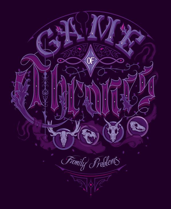 Game of Thrones on Behance #lettering #of #illustration #game #thrones #typography
