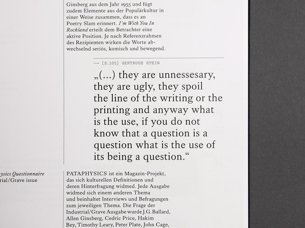 Typography inspiration example #472: Kasper-Florio #book #typography