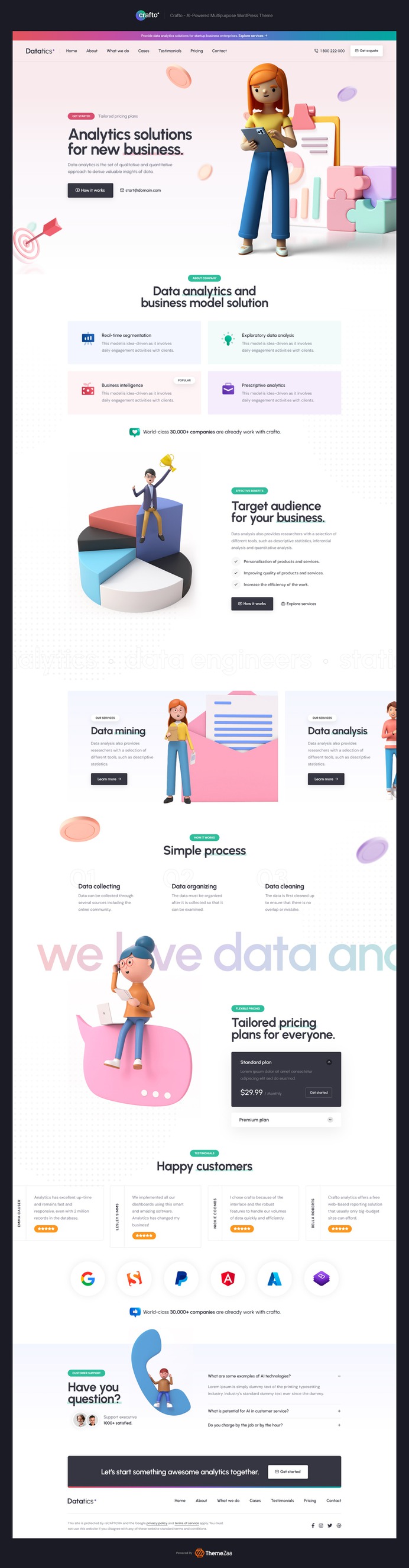 Elevate your digital presence with #Crafto, the #AI-powered #Elementor #WordPress #theme designed for innovators. With 48+ polished demos and 500+ ready-made pages, it empowers creators, agencies, SaaS brands, and e‑commerce ventures to build striking, responsive sites in minutes. From #portfolio showcases to sleek product grids and dynamic blog layouts, Crafto combines blazing-fast performance with intuitive AI tools that generate content, images, and layouts on the fly. Fully customizable, #SEO-friendly, and performance-optimized—Crafto reinvents effortless web design.