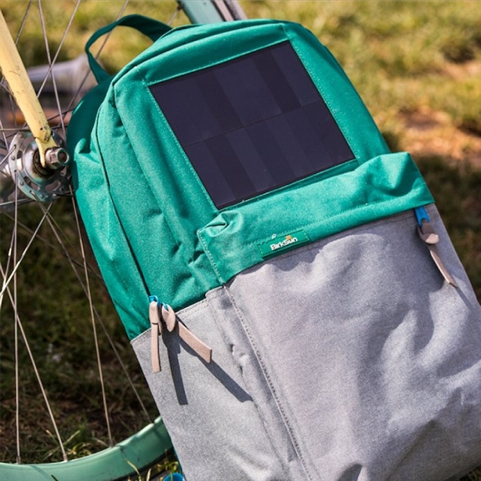 The new Boost Solar Backpack that allows you to charge your digital equipments anywhere you go. #design #product #industrial