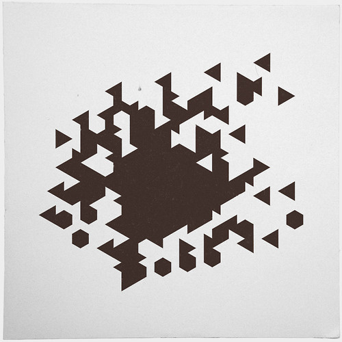 #386 Wild fire – A new minimal geometric composition each day