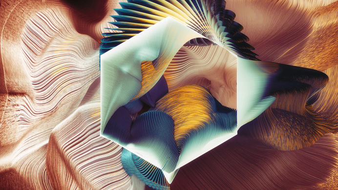 Plumes 3d digital generative artworks by Ari Weinkle design inspiration designblog www.mindsparklemag.com mindsparkle mag arty art digital g